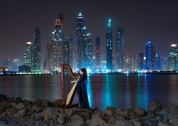 Hire Harp Player Dubai UAE