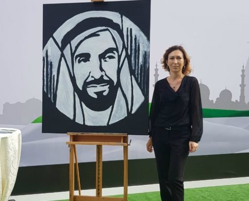 Speed Painter Dubai UAE. Portrait drawing in Dubai UAE