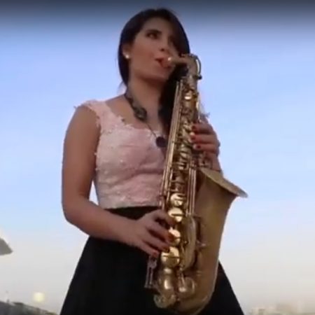 Best female saxophone player Dubai UAE