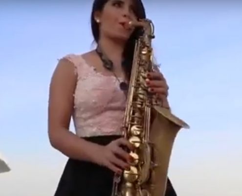 Best female saxophone player Dubai UAE