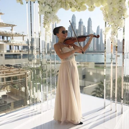 Violinist Simbolic Wedding ceremony Dubai UAE