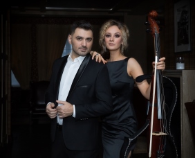 Corporate Events Entertainment Dubai - Entertainment agency Dubai, Abu Dhabi, UAE, KSA, Book Musicians, Orchestra for Hire, Order entertainers, artists, other performers - Foto Duo-Grazioso-Vocal-and-Cello-for-hire-Dubai